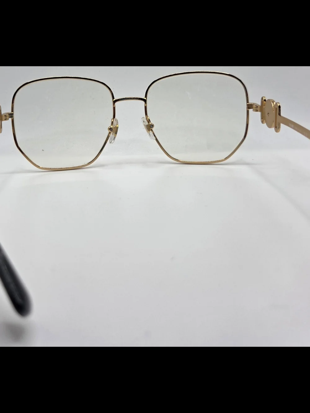 Brand NEW VE1283 Versace Glasses Size 54/18/145 Gold Black Eyeglasses